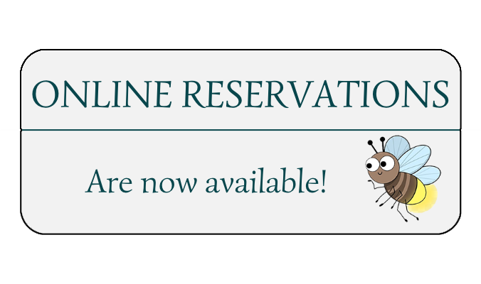 online reservations available