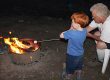 Campfire cooking at Sugar Creek Glen Campground in the Finger Lakes NY