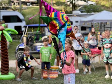 Kids at Sugar Creek Glen Campground