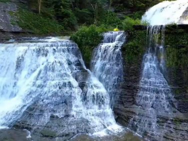 Waterfalls at Sugar Creek Glen Campground